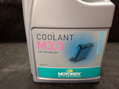 MOTOREX COOLANT M3.0 LIQUIDO RADIATORE PRONTO ALL'USO