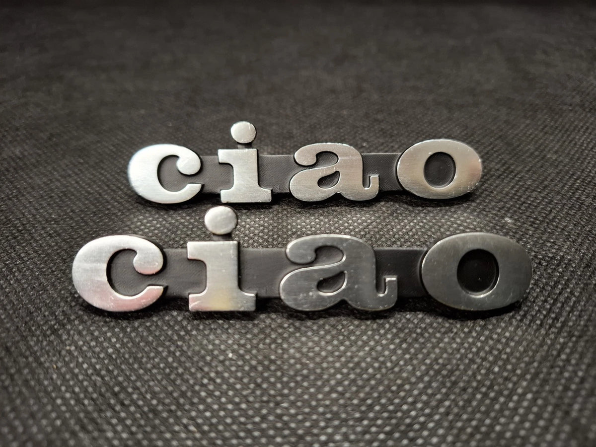 Coppia scritte bandine PIAGGIO CIAO