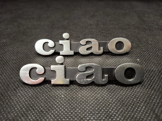 Coppia scritte bandine PIAGGIO CIAO